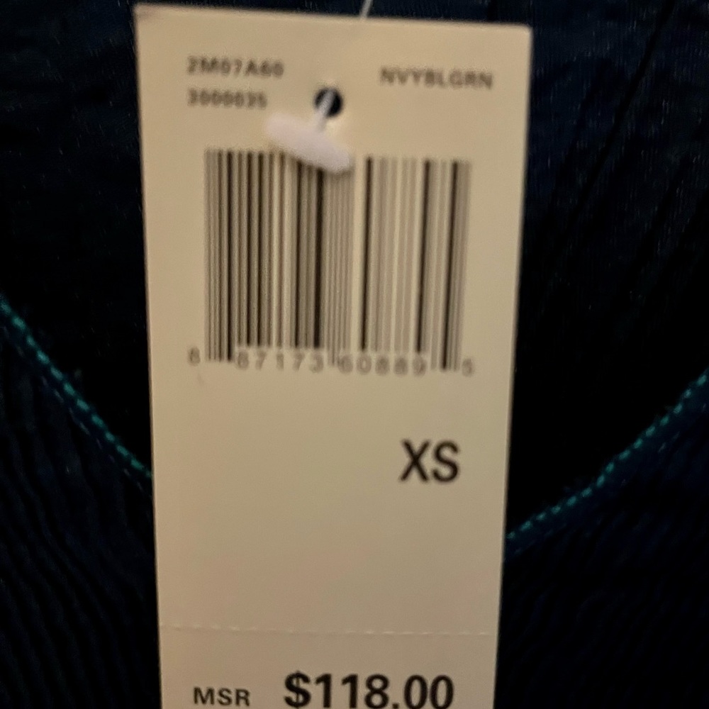 Max Studio Smocked V-neck Fit & Flare Dress - Picture 4 of 4